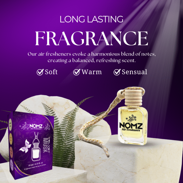 NOMZ Air Freshner - Musk - Fragnance Notes