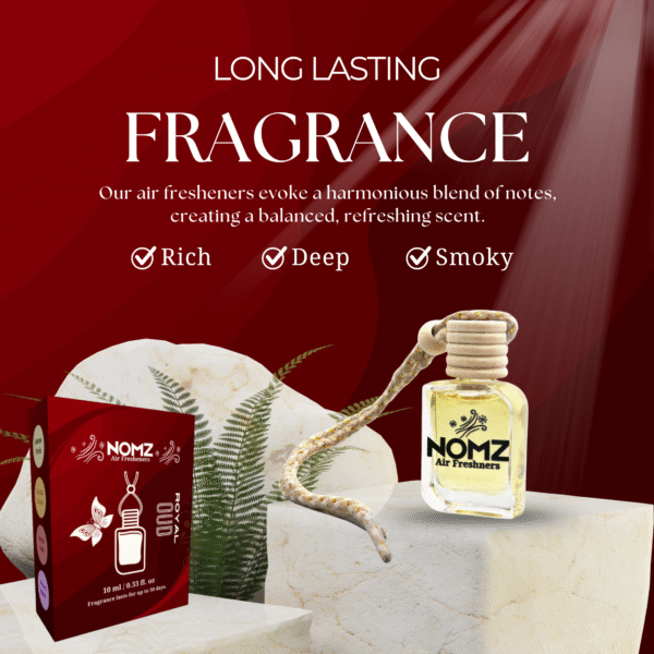 NOMZ Air Freshner - Oud - Fragnance Notes