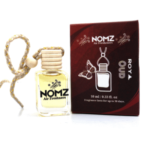 NOMZ Hanging Car Air Freshner -Royal Oudh Fragnance - Overview NOMZ Hanging Car Air Freshner -Royal Oudh Fragnance - Overview