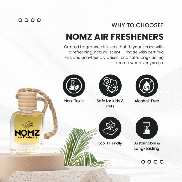 Why to choose NOMZ car air freshner Why to choose NOMZ car air freshner