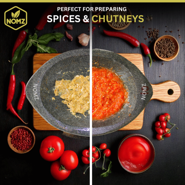 kalvam-mortar-pestle-big-size-boat-shape-usage NOMZ kalvam stone-mortar pestle usage overview