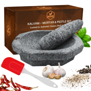 kalvam-stone-mortar-pestle-block-shape-small-size-product-image NOMZ kalvam stone-mortar pestle (block-shape, small size) product image